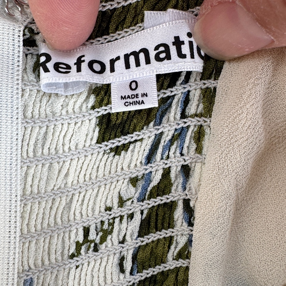Reformation Floral Dress Size 0 - Picture 3 of 11